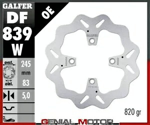 Galfer リアブレーキディスク WAVE FIX 245x5245x5DUCATI1199 PANIGALE SUPERLEGGERA2014 Galfer Rear BrakeDisc WAVE FIX 245x5245x5DUCATI1199 PANIGALE SUPERLEGGERA2014 【並行輸入品】
