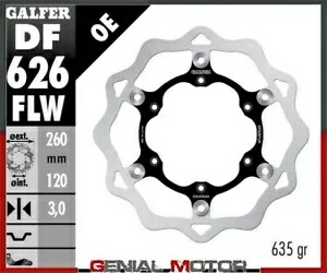 Galfer フロント ブレーキ ディスク ウェーブ フローティング (C.STEEL)260x3mm ハスクバーナ 125 CR 1993-1999 Galfer Front Brake Disc WAVE FLOATING(C.STEEL)260x3mm HUSQVARNA 125 CR 1993-1999 【並行輸入品】