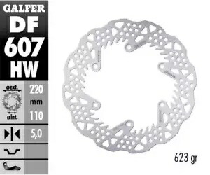 Galfer リア ブレーキ ディスク シャーク 固定 220X5MM KTM 450 ラリー レプリカ 2023 Galfer Rear Brake Disc SHARK FIXED 220X5MM KTM 450 RALLY REPLICA 2023 【並行輸入品】