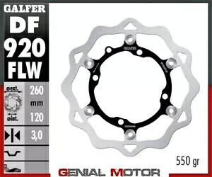 Galfer フロント ブレーキ ディスク ウェーブ フローティング(スチール)260x3mm SHERCO 250 SE-R FORK WP 2014 Galfer Front Brake Disc WAVE FLOATING(STEEL)260x3mm SHERCO 250 SE-R FORK WP 2014 【並行輸入品】