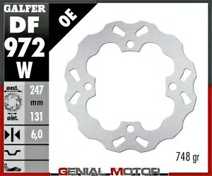 Galfer リア ブレーキディスク 247x6mm ポラリス 1000 モデル ポラリス RZR XP1000 2014 Galfer Rear BrakeDisc 247x6mm POLARIS 1000 MODELS POLARIS RZR XP1000 2014 【並行輸入品】
