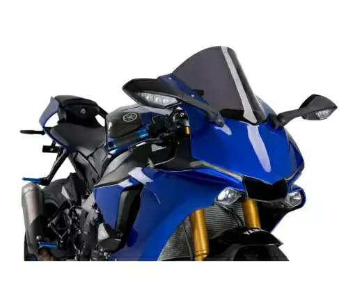 Puig フロントガラス ダークスモーク R-レーサー 3632F ヤマハ YZF-R1/R1M 1000 2015 - 2019用 Puig Windshield Dark Smoke R-Racer 3632F for YAMAHA YZF-R1/R1M 1000 2015 - 2019 【並行輸入品】