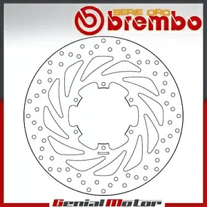 ブレーキディスク固定ブレンボシリーズオロフロントアプリリアペガソ 125 1989 - 1999- Brake disc fixed Brembo series Oro front for Aprilia Pegaso 125 1989 - 1999- 【並行輸入品】