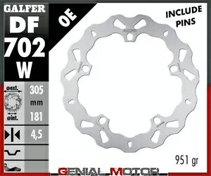 Galfer フロント ブレーキ ディスク ウェーブ フィックス 305x4.5mm BMW R 1200 クルーザー 1997 Galfer Front Brake Disc WAVE FIXED 305x4.5mm BMW R 1200 CRUISER 1997 【並行輸入品】 55,440円