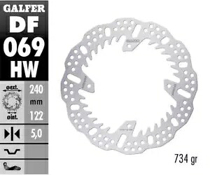Galfer リア ブレーキ ディスク シャーク 固定 240X5MM ホンダ CRF 250 XR LD 2013 Galfer Rear Brake Disc SHARK FIXED 240X5MM HONDA CRF 250 XR LD 2013 【並行輸入品】