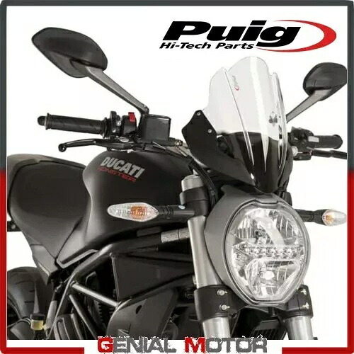 PUIG フロントガラス 透明 8900W ドゥカティ モンスター 821 / ストライプ 2014 / 2018 PUIG WINDSHIELD TRANSPARENT 8900W DUCATI MONSTER 821 / STRIPE 2014 / 2018 【並行輸入品】