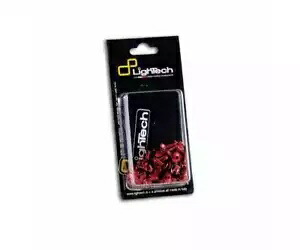 LIGHTECH レッド モーター スクリュー セット スズキ GSX-S 750 2017 - 2021-用 LIGHTECH Red Motor Screw Set for Suzuki GSX-S 750 2017 - 2021- 【並行輸入品】