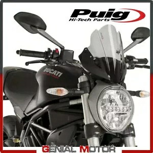 PUIG フロントガラス ライトスモーク 8900H ドゥカティ モンスター 821 / ストライプ 2014 / 2018 PUIG WINDSHIELD LIGHT SMOKED 8900H DUCATI MONSTER 821 / STRIPE 2014 / 2018 【並行輸入品】
