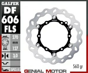 Galfer フロント ブレーキ ディスク ウェーブ フロート オーバーサイズ(スチール)270x3mm ハスクバーナ 250 FE 2014 Galfer Front Brake Disc WAVE FLOAT OVERSIZE(STEEL)270x3mm HUSQVARNA 250 FE 2014 【並行輸入品】 55,440円