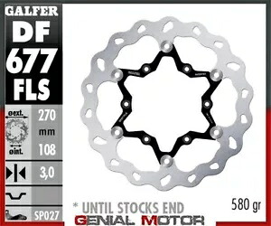 Galfer フロント ブレーキ ディスク ウェーブ フローティング オーバーサイズ 270x3mm GASGAS EC 300 レーシング 2009 Galfer Front Brake Disc WAVE FLOATING OVERSIZE 270x3mm GASGAS EC 300 RACING 2009 【並行輸入品】