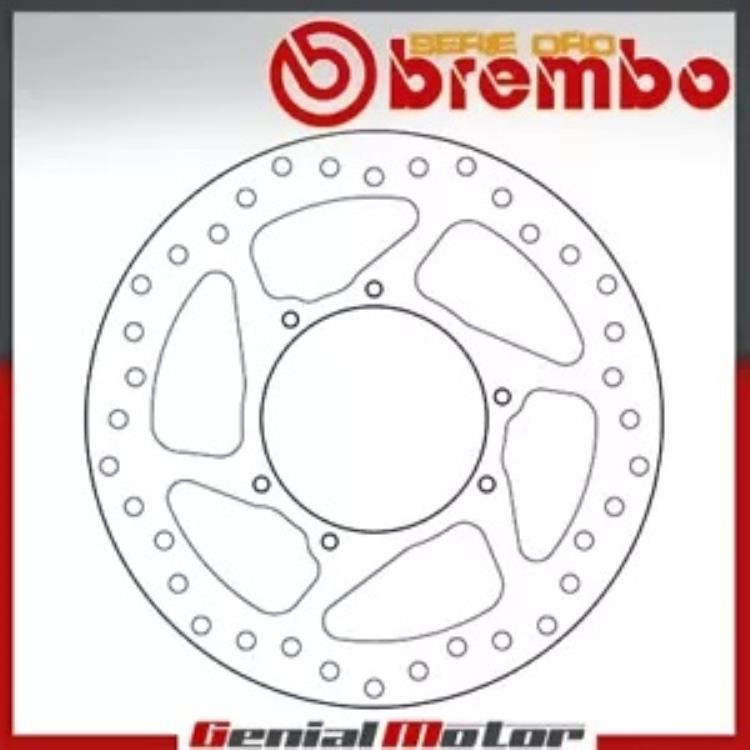 ブレーキディスク固定ブレンボセリエオロフロントホンダ CRF R 250 2015 - 2017 Brake Disc Fixed Brembo Serie Oro Front for Honda Crf R 250 2015 - 2017 【並行輸入品】