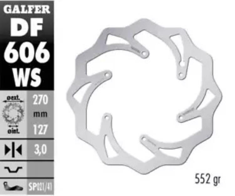 Galfer フロント ブレーキ ディスク WAVE FIXED OVRS 270x3 KTM 300 EXC - TPI /SIXD 2019 2023 Galfer Front Brake Disc WAVE FIXED OVRS 270x3 KTM 300 EXC - TPI /SIXD 2019 2023 【並行輸入品】
