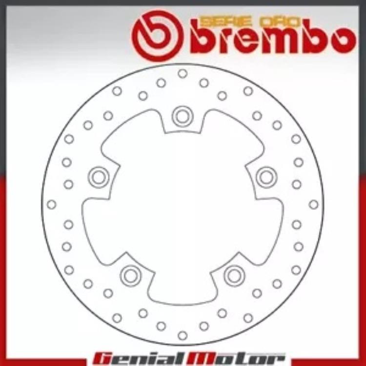 ブレーキディスク 固定 Brembo Oro リア Kymco Xciting Abs 400 2014 - 2016 用 Brake Disc Fixed Brembo Oro Rear for Kymco Xciting Abs 400 2014 - 2016 【並行輸入品】