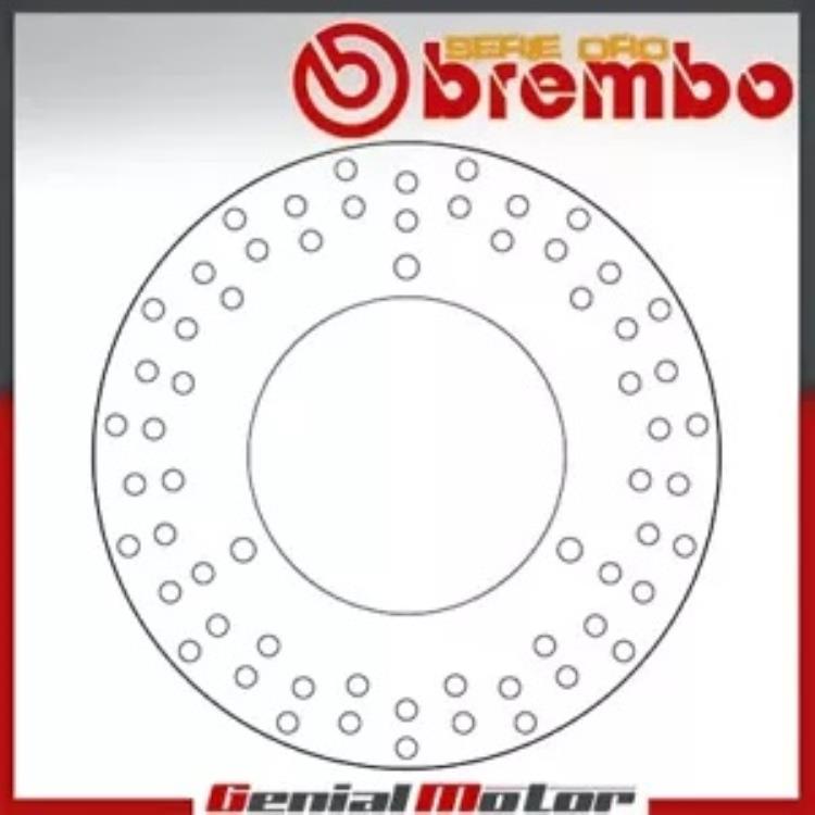 ブレーキディスク 固定 Brembo Serie Oro リア Mbk Skyliner 250 2000 - 2003用 Brake Disc Fixed Brembo Serie Oro Rear for Mbk Skyliner 250 2000 - 2003 【並行輸入品】