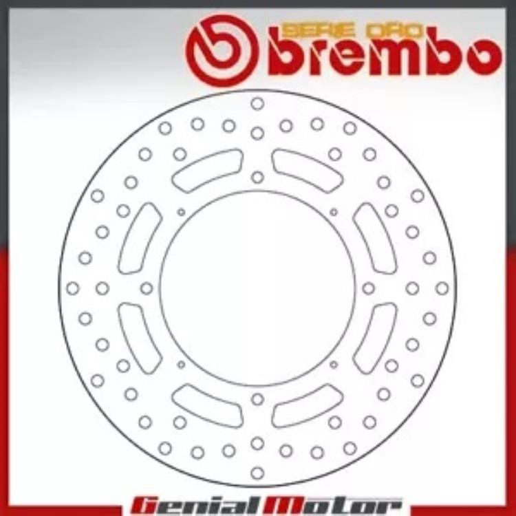 ブレーキディスク固定ブレンボセリエオロフロントホンダ Xr R 650 2000 - 2008 Brake Disc Fixed Brembo Serie Oro Front for Honda Xr R 650 2000 - 2008 【並行輸入品】