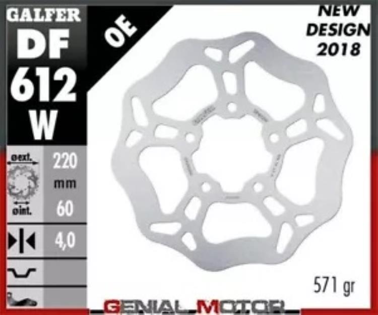 Galfer ブレーキ ディスク フロント ウェーブ固定 220x4 mm アプリリア レオナルド 125 4T 1996 -1998- Galfer brake discs front wave fixed 220x4 mm Aprilia Leonardo 125 4T 1996 -1998- 【並行輸入品】