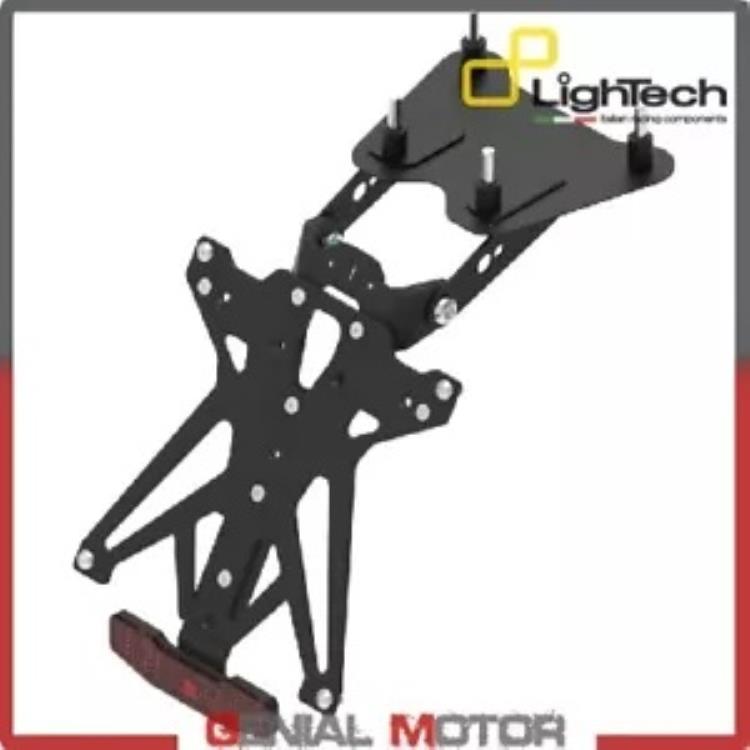 LIGHTECH 調節可能なプレートホルダー TARDU106B1 ドゥカティ ストリートファイター 1100 2009 2017 LIGHTECH Adjustable Plate Holder TARDU106B1 Ducati Streetfighter 1100 2009 2017 【並行輸入品】