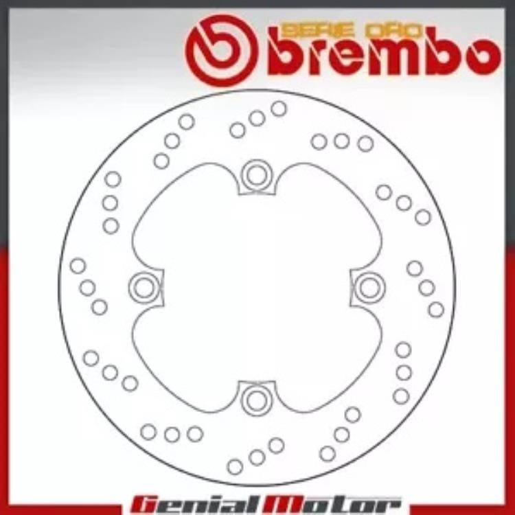 ブレーキディスク固定ブレンボシリーズオロリアホンダ XR L 650 1993 - 2012- Brake disc fixed Brembo series Oro rear for Honda XR L 650 1993 - 2012- 【並行輸入品】