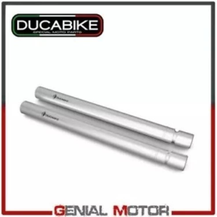 ペア ハンドルバー チューブ シルバー TM02E Ducabike Ducati Scrambler Cafe Rac 2017 - 2019 Pair Handlebar Tubes Silver TM02E Ducabike Ducati Scrambler Cafe Rac 2017 - 2019 【並行輸入品】