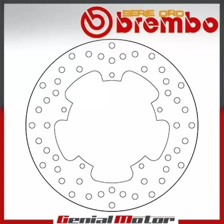 ブレーキ ディスク 固定式 Brembo Oro リア アプリリア スカラベオ GT ABS 500 2006 - 2009 Brake Disc Fixed Brembo Oro Rear Aprilia Scarabeo Gt Abs 500 2006 - 2009 【並行輸入品】