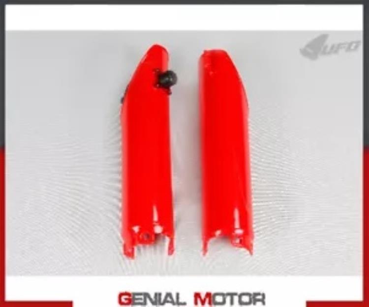 フォーク スライダー プロテクター + クイック セント Ufo プラスト ホンダ CRF 450R 2002 - 2008 レッド Fork Slider Protectors + Quick St. Ufo Plast For Honda Crf 450R 2002 - 2008 Red 【並行輸入品】