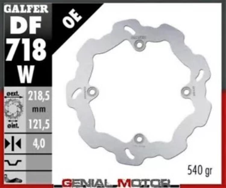 Galfer リア ブレーキ ディスク WAVE FIXED 218,5x4mm CANNONDALE E 440 2001 Galfer Rear Brake Disc WAVE FIXED 218,5x4mm CANNONDALE E 440 2001 【並行輸入品】