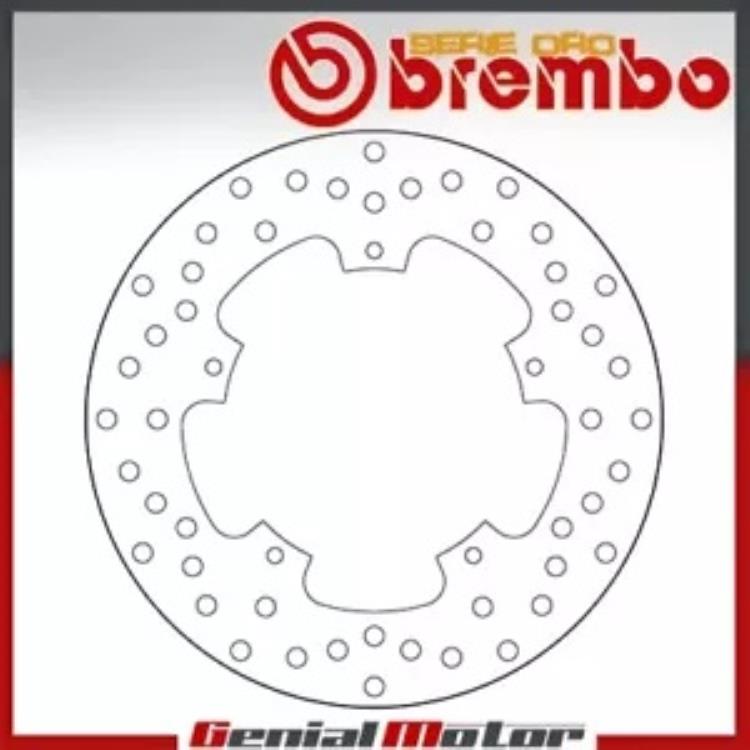 ブレーキ ディスク固定 Brembo Oro リア Piaggio Mp3 マイク I.E. 300 2010 - 2013 Brake Disc Fixed Brembo Oro Rear Piaggio Mp3 Mic I.E. 300 2010 - 2013 【並行輸入品】
