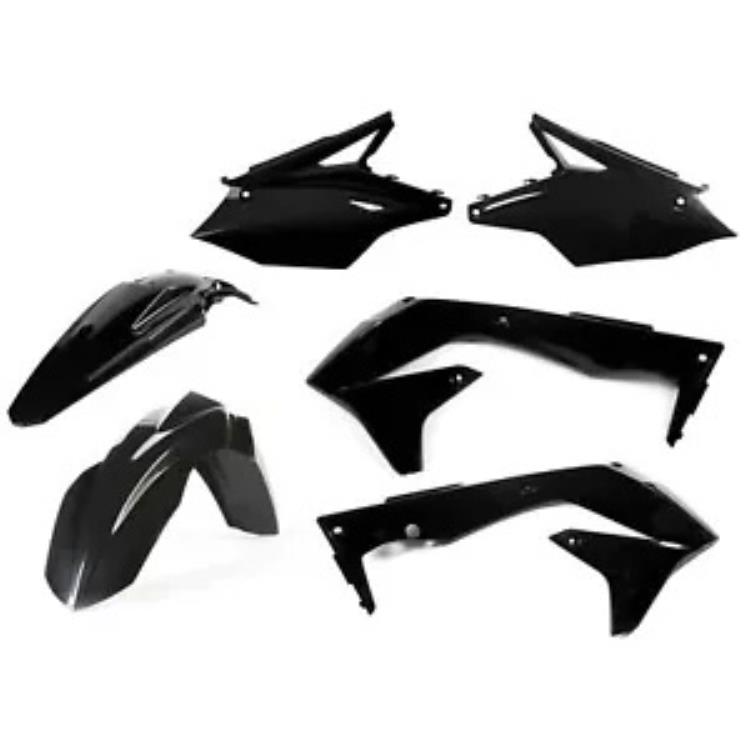 アチェルビス プラスチックキット ブラック 2449610001 Acerbis Plastic Kit Black 2449610001 【並行輸入品】｜カスタムパーツ WORLD倉庫