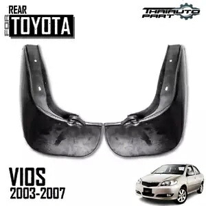 トヨタ Vios セダン 2003-2006 ペア LR リアマッドフラップスプラッシュガードに適合 Fit Toyota Vios Sedan 2003-2006 Pair LR Rear Mud Flap Splash Guard 【並行輸入品】