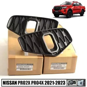 純正ペアフォグランプカバー マットブラック 日産ナバラ Pro-4X Pro-2X 2021-23用 GENUINE Pair Fog Lamp Cover Matte Black For Nissan Navara Pro-4X Pro-2X 2021-23 【並行輸入品】