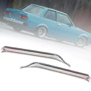 バイザー フロントガラス ウェザー ガード クローム フィット トヨタ カローラ KE70 GL DX 2 ドア 79-83 Visor Windshield Weather Guard Chrome Fit Toyota Corolla KE70 GL DX 2 Door 79-83 【並行輸入品】