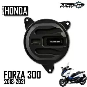 エンジンガードプロテクターカバーステーターケースブラックホンダフォルツァ 300 2018-2021 Engine Guard Protector Cover Stator Case Black For Honda Forza 300 2018-2021 【並行輸入品】