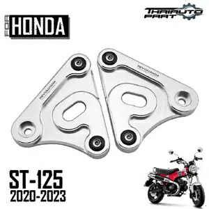 シルバーペア LH RH フロントヘッドランプライトブラケットホンダ Dax125 ST125 2022-24 Silver Pair LH RH Front Head Lamp Light Bracket For Honda Dax125 ST125 2022-24 【並行輸入品】
