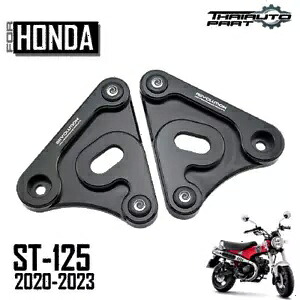 ブラックペア LH RH フロントヘッドランプライトブラケットホンダ Dax125 ST125 2022-24 Black Pair LH RH Front Head Lamp Light Bracket For Honda Dax125 ST125 2022-24 【並行輸入品】