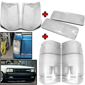 セットコーナーバンパーランプテールライトクリアレンズマツダ B2000 B2200 B2600 1985-98 Set Corner Bumper Lamp Tail Light Clear Lens For Mazda B2000 B2200 B2600 1985-98 【並行輸入品】