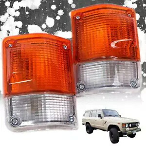 トヨタランドクルーザー FJ60 FJ62 BJ60 HJ60 HJ62 81-89 フロントコーナーライトランプ For Toyota Land Cruiser FJ60 FJ62 BJ60 HJ60 HJ62 81-89 Front Corner Lights Lamp 【並行輸入品】