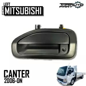 LH アウタードアハンドルマットブラック外装三菱キャンタートラック 2006-2020 LH Outer Door Handle Matte Black Exterior For Mitsubishi Canter Truck 2006-2020 【並行輸入品】