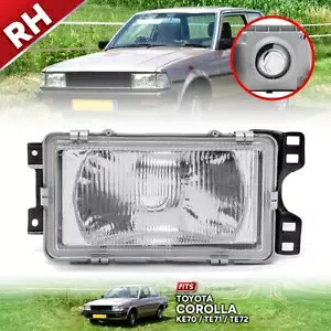 フロントランプヘッドライト RH 右フィットトヨタカローラ GL モデル TE71 TE72 KE70 セダン Front Lamp Head Light RH Right Fit Toyota Corolla GL Model TE71 TE72 KE70 Sedan 【並行輸入品】 42,185円