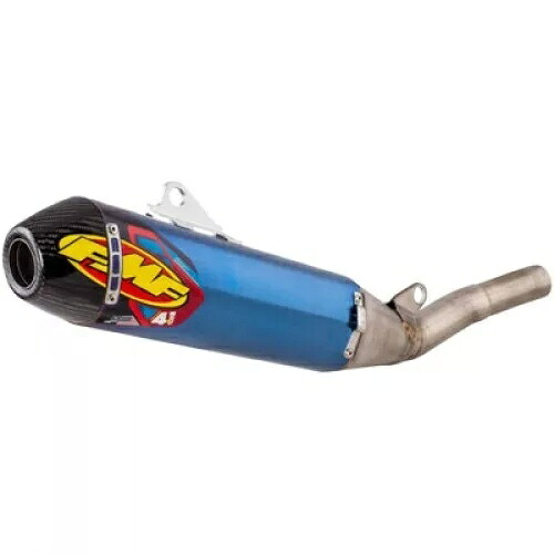 FMF Factory-4.1 RCT 陽極酸化チタンサイレンサー カーボンエンドキャップ付き 044445 FMF Factory-4.1 RCT Anodized Titanium Silencer with Carbon End Cap 044445 【並行輸入品】