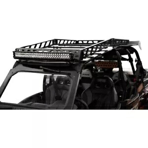 Tusk UTV アドベンチャー ルーフ ラック ラック フォース ルーフおよび V2 30 インチ Lt. バー付き 2070140008 Tusk UTV Adventure Roof Rack Rack with Force Roof and V2 30\