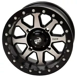4/137 タスク ユインタ ビードロック ホイール 15x7 4.0 + 3.0 機械加工/ブラック 201-207-0037 4/137 Tusk Uinta Beadlock Wheel 15x7 4.0 + 3.0 Machined/Black 201-207-0037 【並行輸入品】