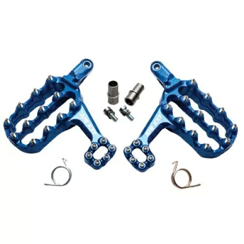 Fastway Air Ext オートバイ フットペグ キット ブルー 1622520014 Fastway Air Ext Motorcycle Foot Pegs Kit Blue 1622520014 【並行輸入品】