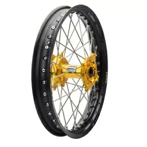 Tusk Impact コンプリート ホイール - リア 19 x 2.15 ブラック リム/シルバー スポーク/イエロー ハブ Tusk Impact Complete Wheel - Rear 19 x 2.15 Black Rim/Silver Spoke/Yellow Hub 【並行輸入品】｜カスタムパーツ WORLD倉庫 67,760円