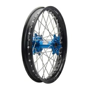 Tusk Impact コンプリート ホイール - リア 18 x 2.15 ブラック リム/シルバー スポーク/ブルー ハブ Tusk Impact Complete Wheel - Rear 18 x 2.15 Black Rim/Silver Spoke/Blue Hub 【並行輸入品】｜カスタムパーツ WORLD倉庫
