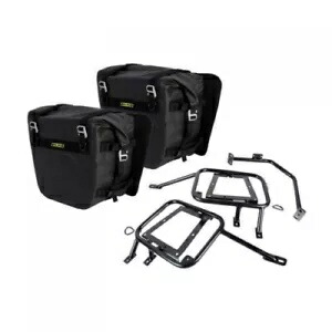 タスク パニアラック ネルソン リグ シエラ ドライ サドルバッグ付き ブラック 1872840010 Tusk Pannier Racks with Nelson Rigg Sierra Dry Saddlebags Black 1872840010 【並行輸入品】