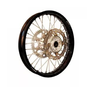 Warp 9 コンプリート ホイール キット - リア 18 x 2.15 ブラック リム/シルバー ハブ/シルバー スポーク Warp 9 Complete Wheel Kit - Rear 18 x 2.15 Black Rim/Silver Hub/Silver Spokes 【並行輸入品】