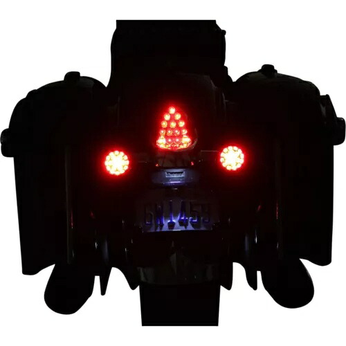カスタム ダイナミクス ProBEAM? ウインカー - クローム/レッド PB-IND-RTS-R-C Custom Dynamics ProBEAM? Turn Signals - Chrome/Red PB-IND-RTS-R-C 【並行輸入品】