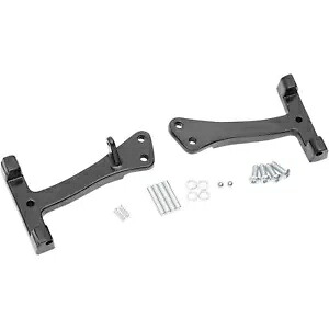 Drag Specialty 乗客用フロアボード マウント - ブラック - FXD 1621-0727 Drag Specialties Passenger Floorboard Mount - Black - FXD 1621-0727 【並行輸入品】