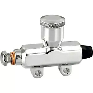 Drag Specialty リアマスターシリンダーキット - クローム 1731-0609 Drag Specialties Rear Master Cylinder Kit - Chrome 1731-0609 【並行輸入品】