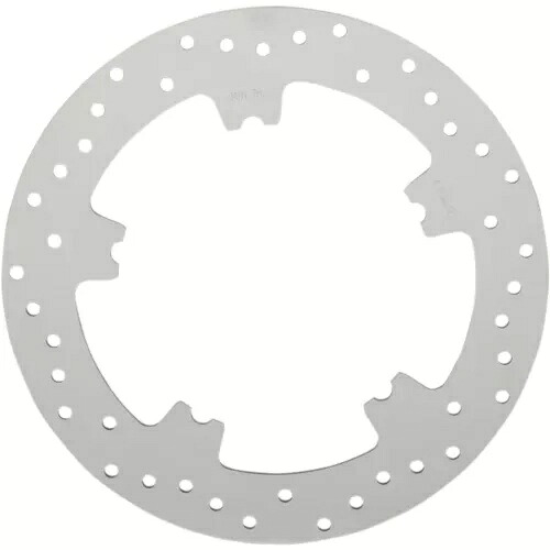 Drag Specialty ドリルド ブレーキ ローター - フロント - 11.8 インチ - Dyna/V-Rod 1710-3155 Drag Specialties Drilled Brake Rotor - Front - 11.8\